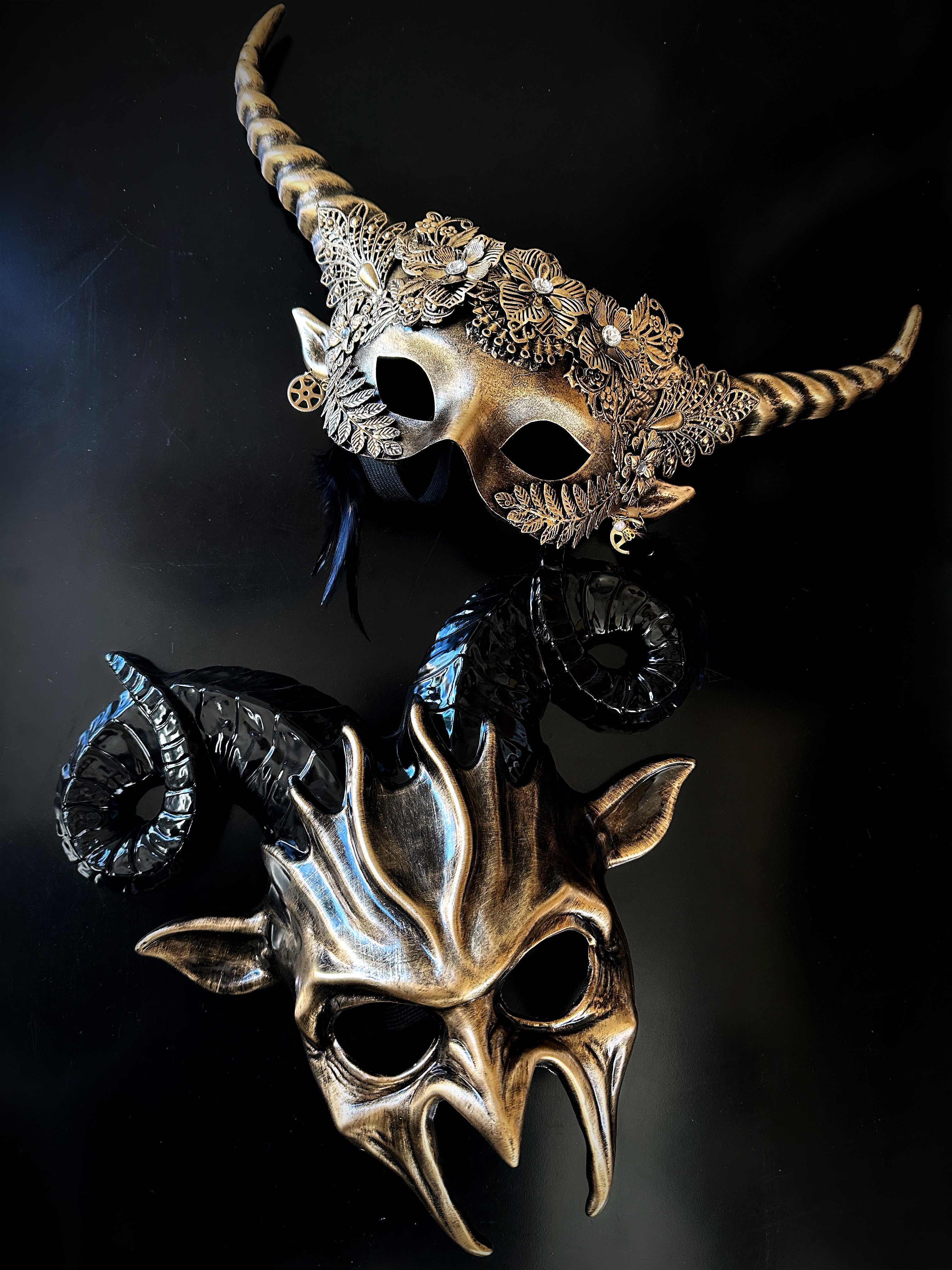 Masquerade Mask, Gold Masquerade Mask, Masquerade Ball Masks