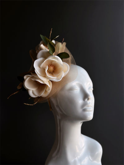 Magnolia - Tulle Fascinator