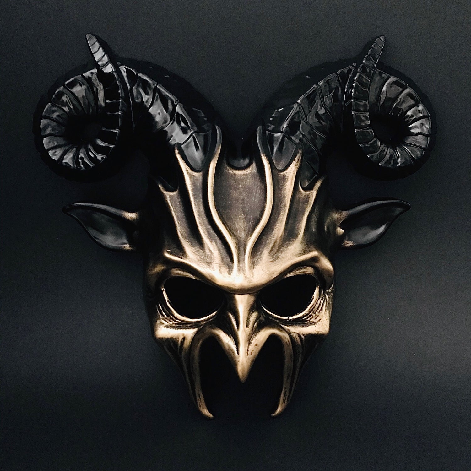 Baphomet Horned Masquerade Mask