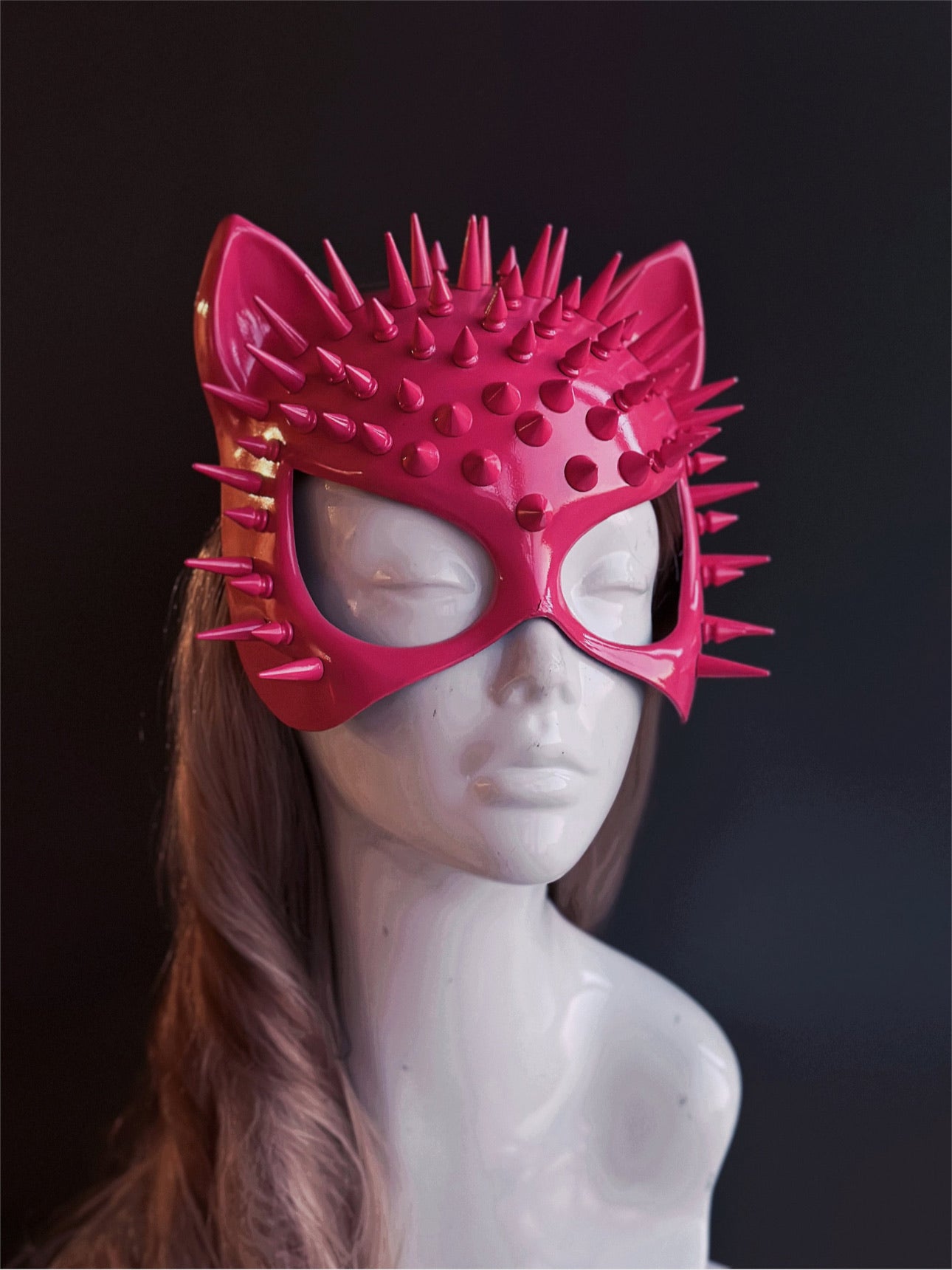 Cat Spike Mask - Pink