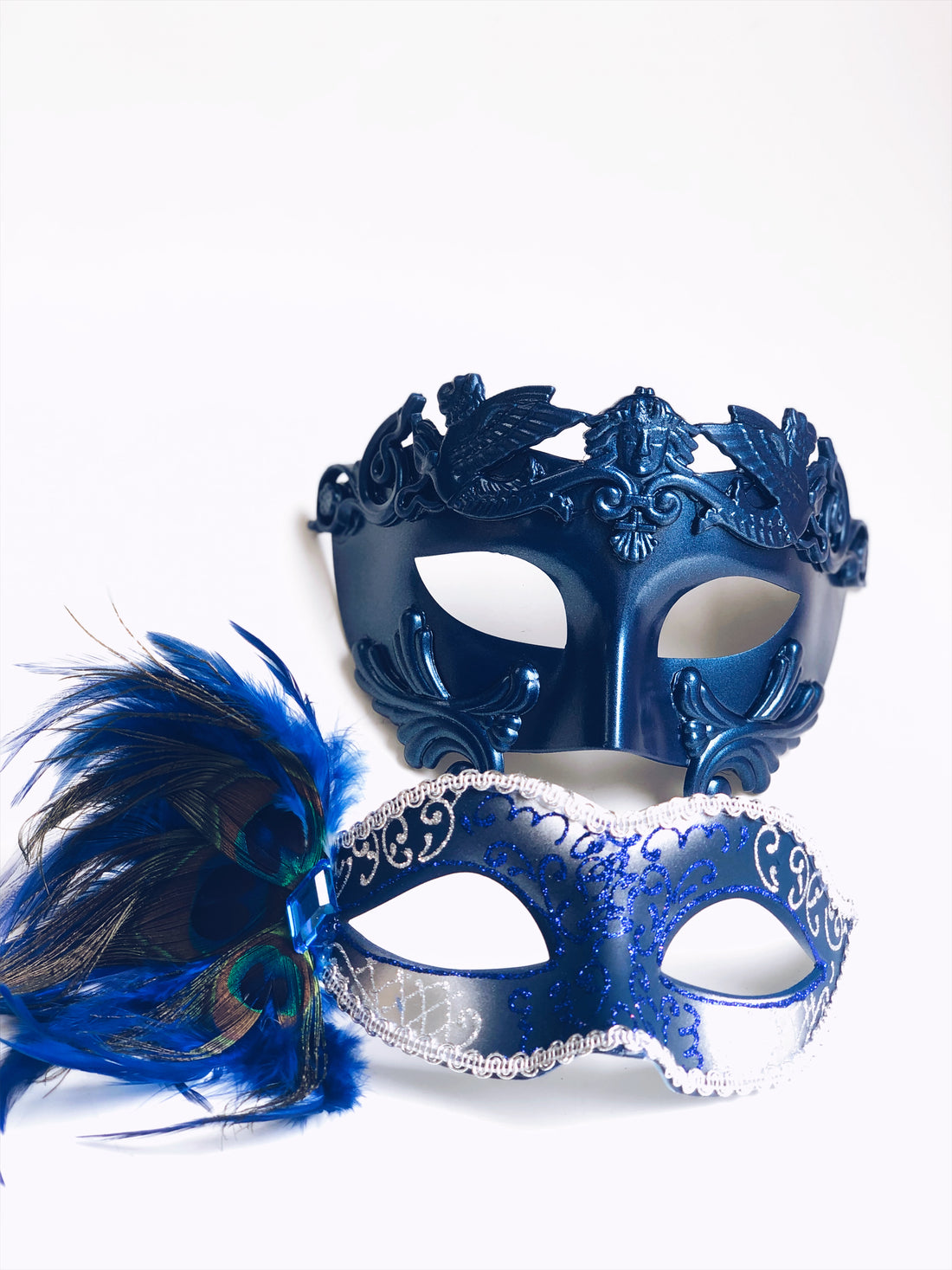 Venetian Blue Mask Pair