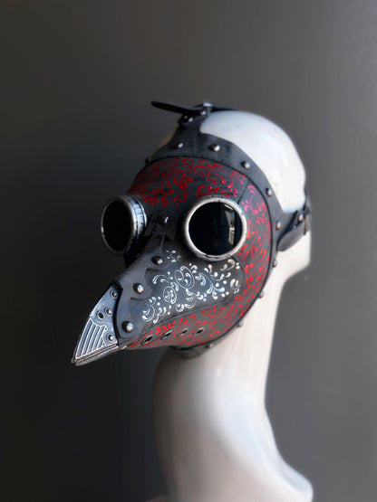 Grey Plague Mask - Filigree