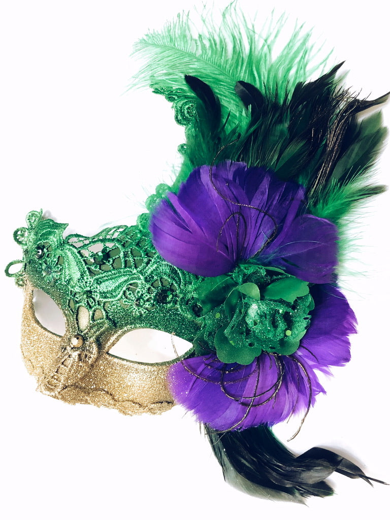 Festive Mardi Gras Mask