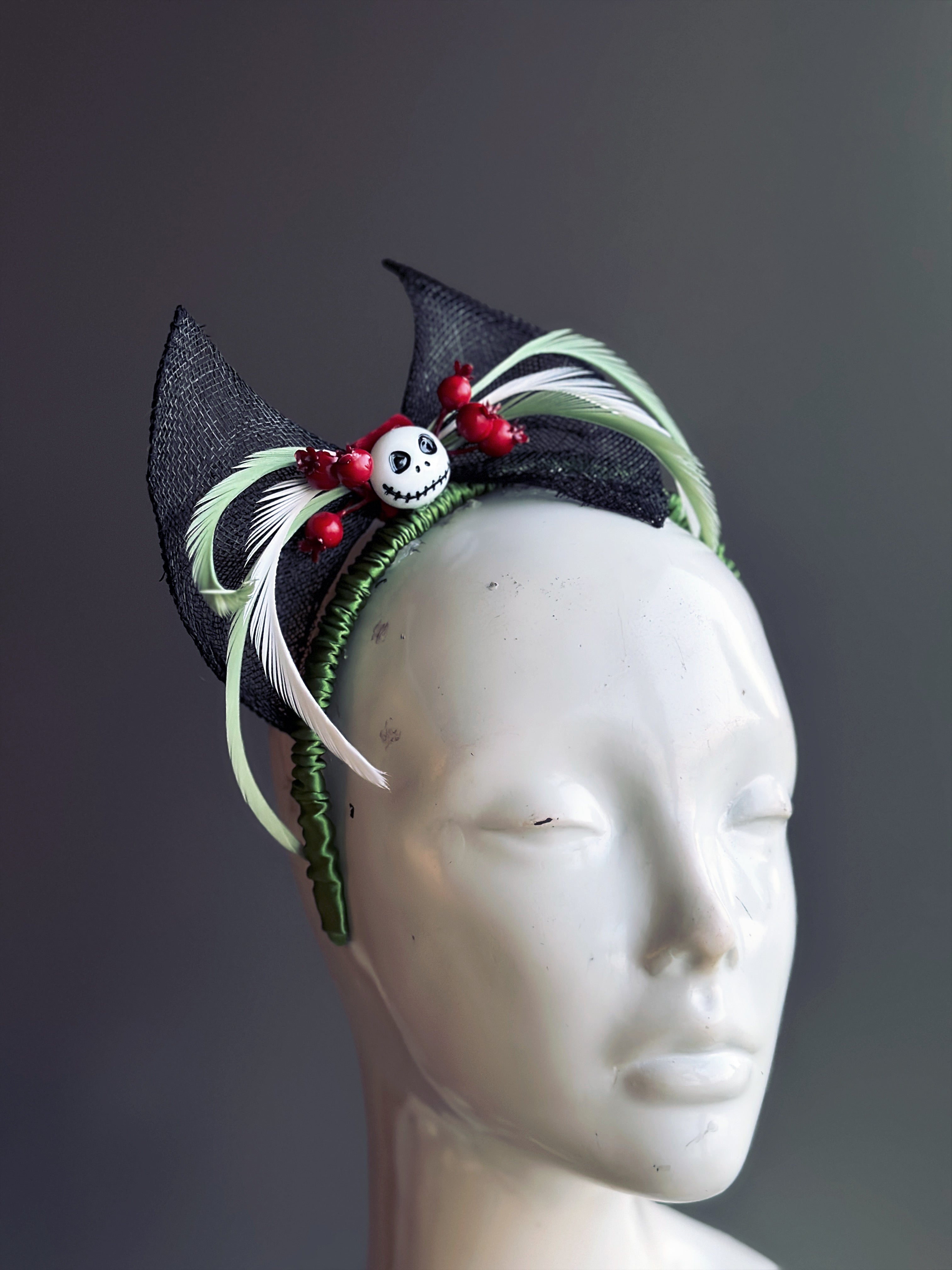 Spooky Holiday Skull Headband