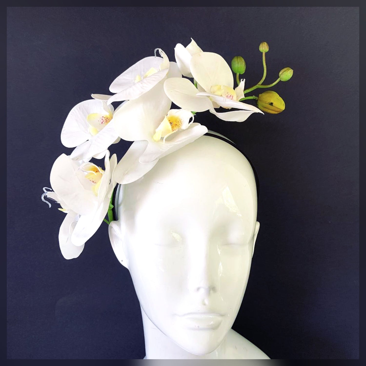 Orchid Fascinator Hat