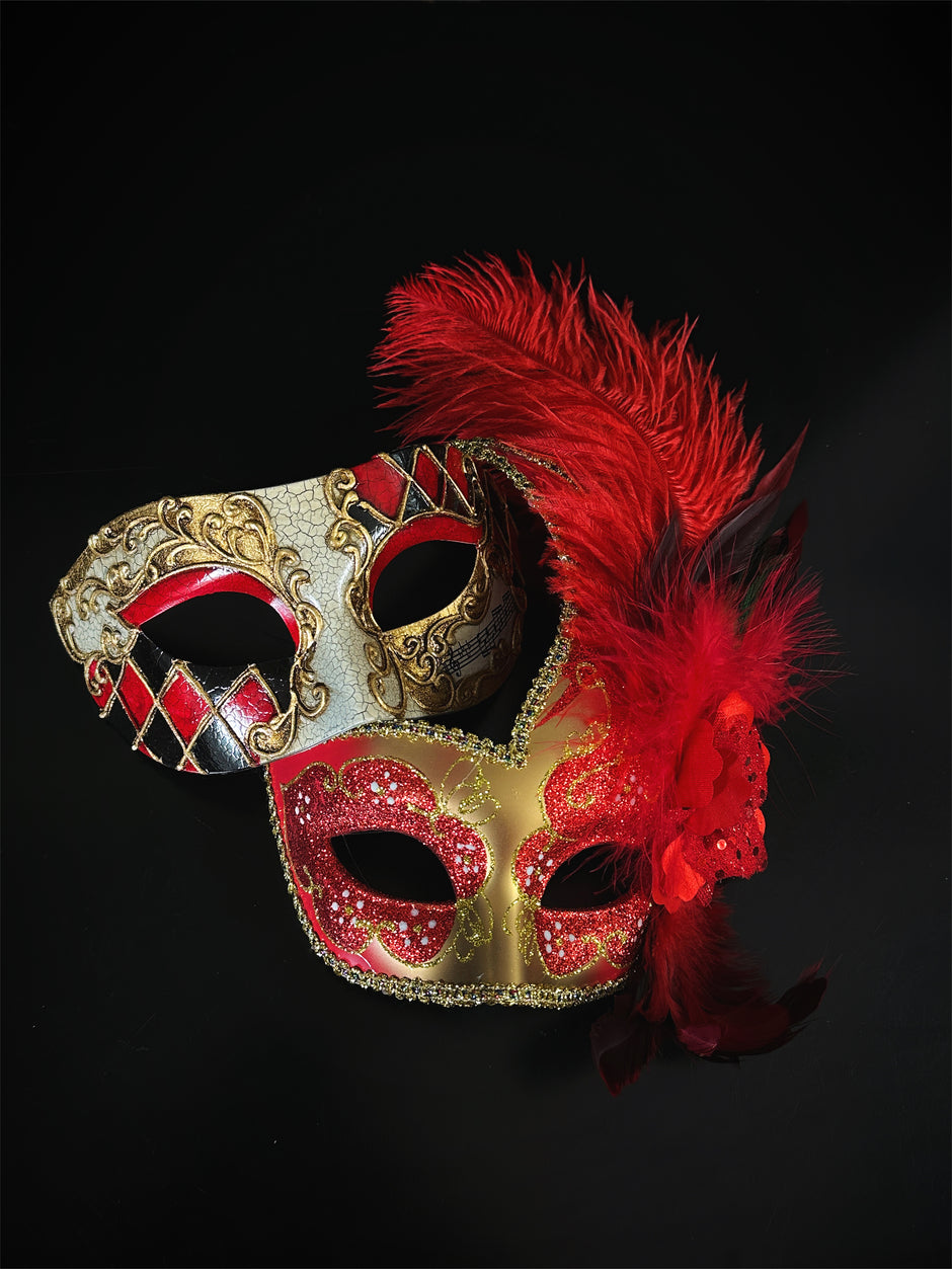 Red Masquerade Masks: Captivating Elegance | Masquerade Store