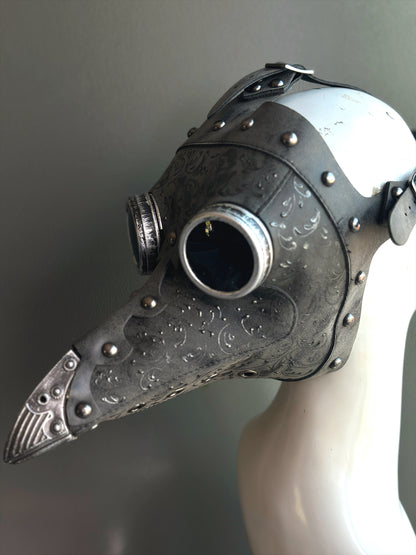 Grey Plague Mask - Filigree