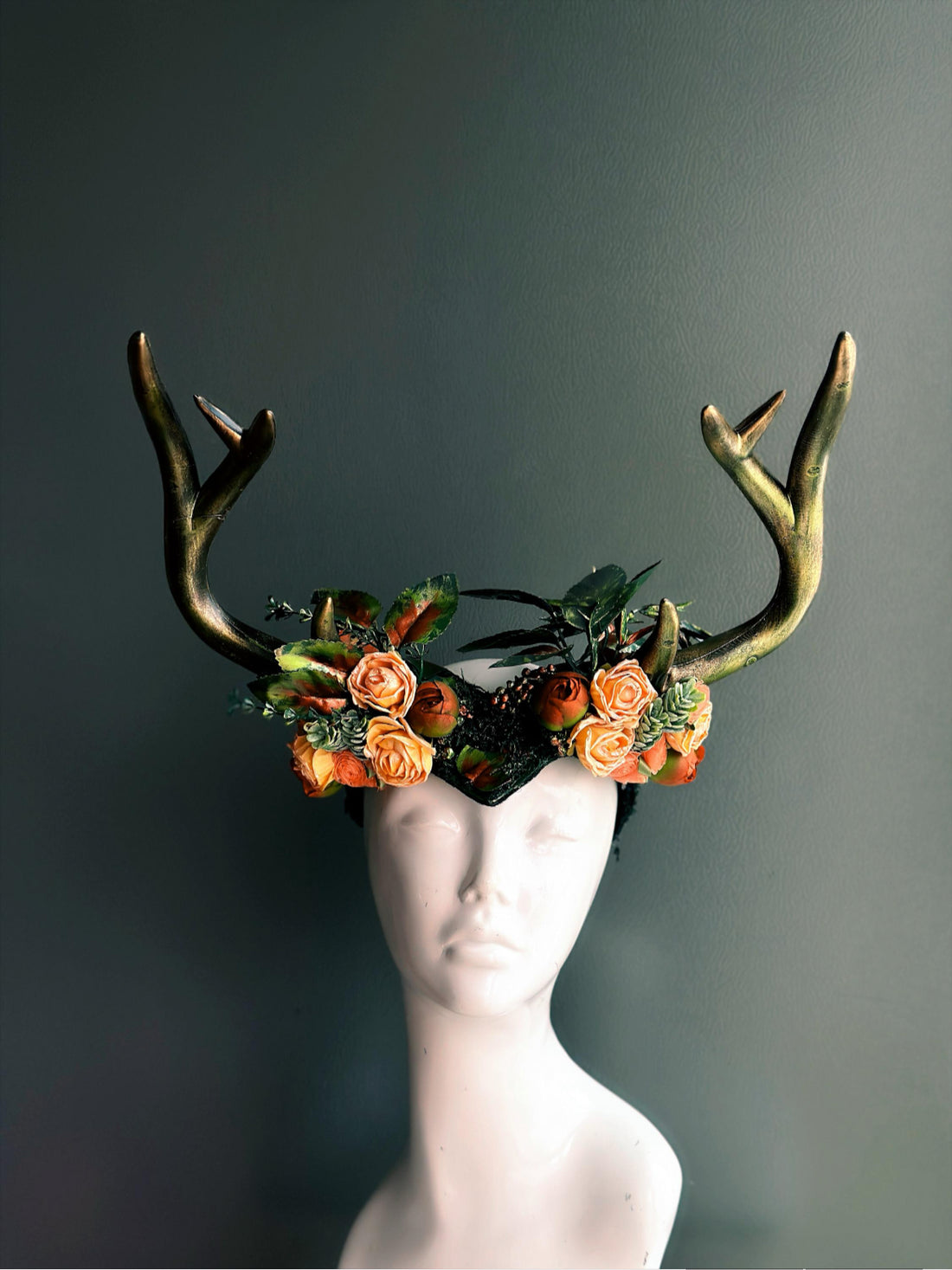 Deer Antler Headdress - Autumn Hymn