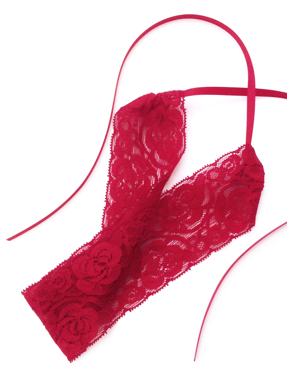 Lacey Blindfold - Rosey Red