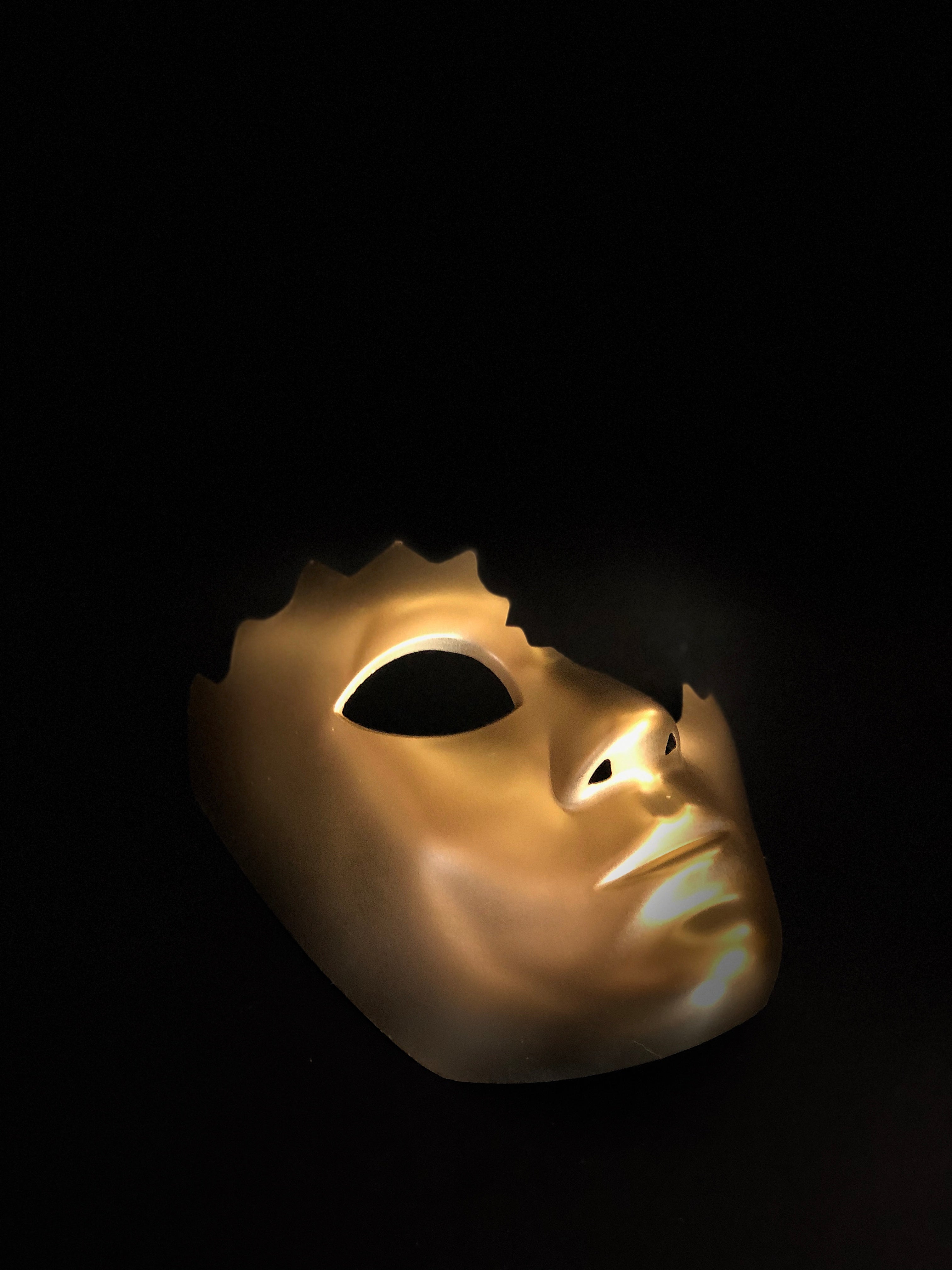 Half Face Mask - Gold