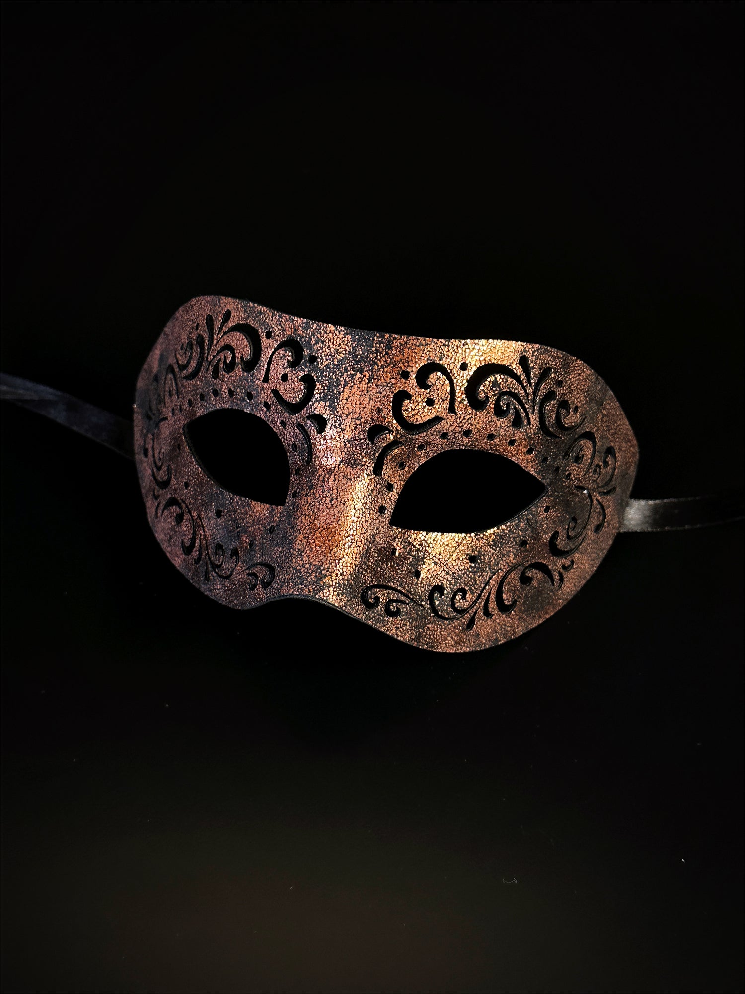 Vegan Leather Mask - Copper