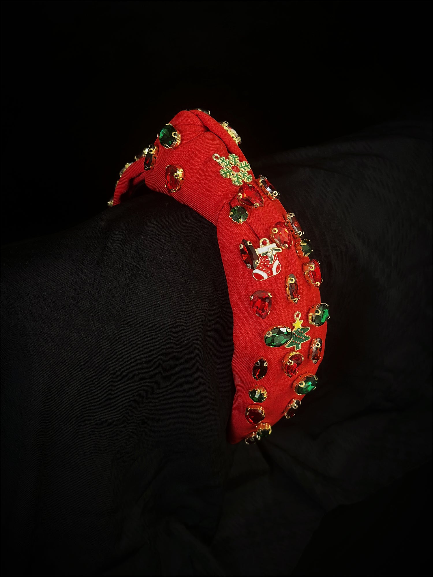 Christmas Jewel Headband Holiday Accessory Festive