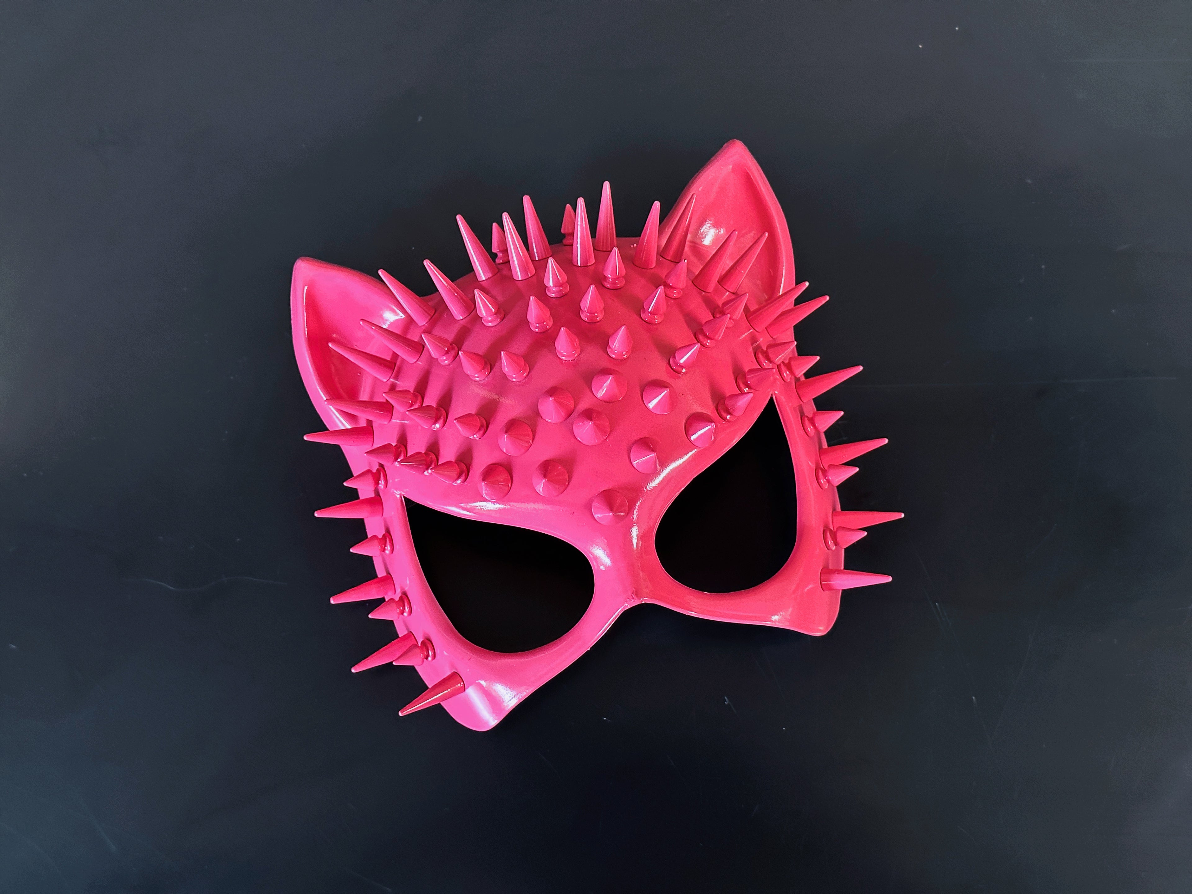 Cat Spike Mask - Pink