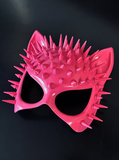 Cat Spike Mask - Pink