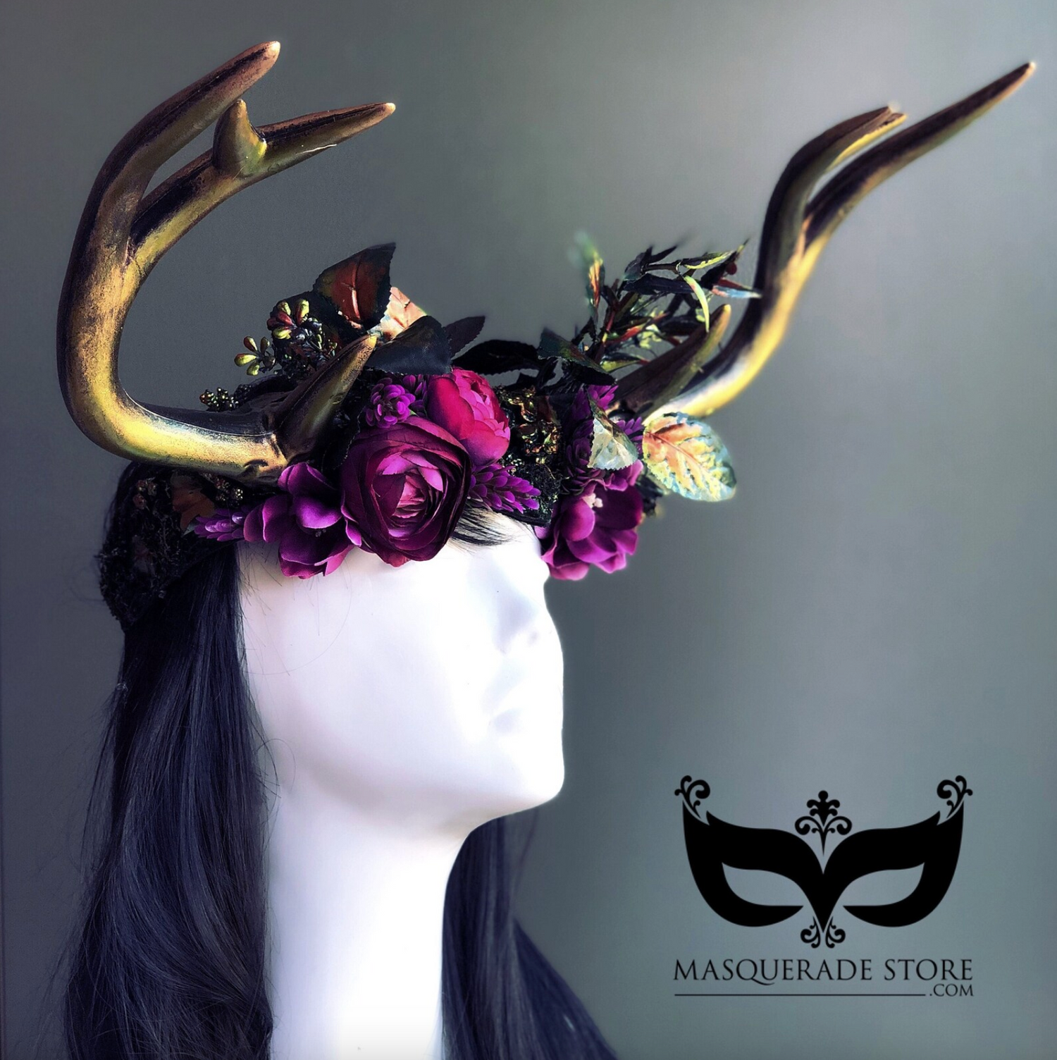 Deer Antler Headdress - Ritual Blooms