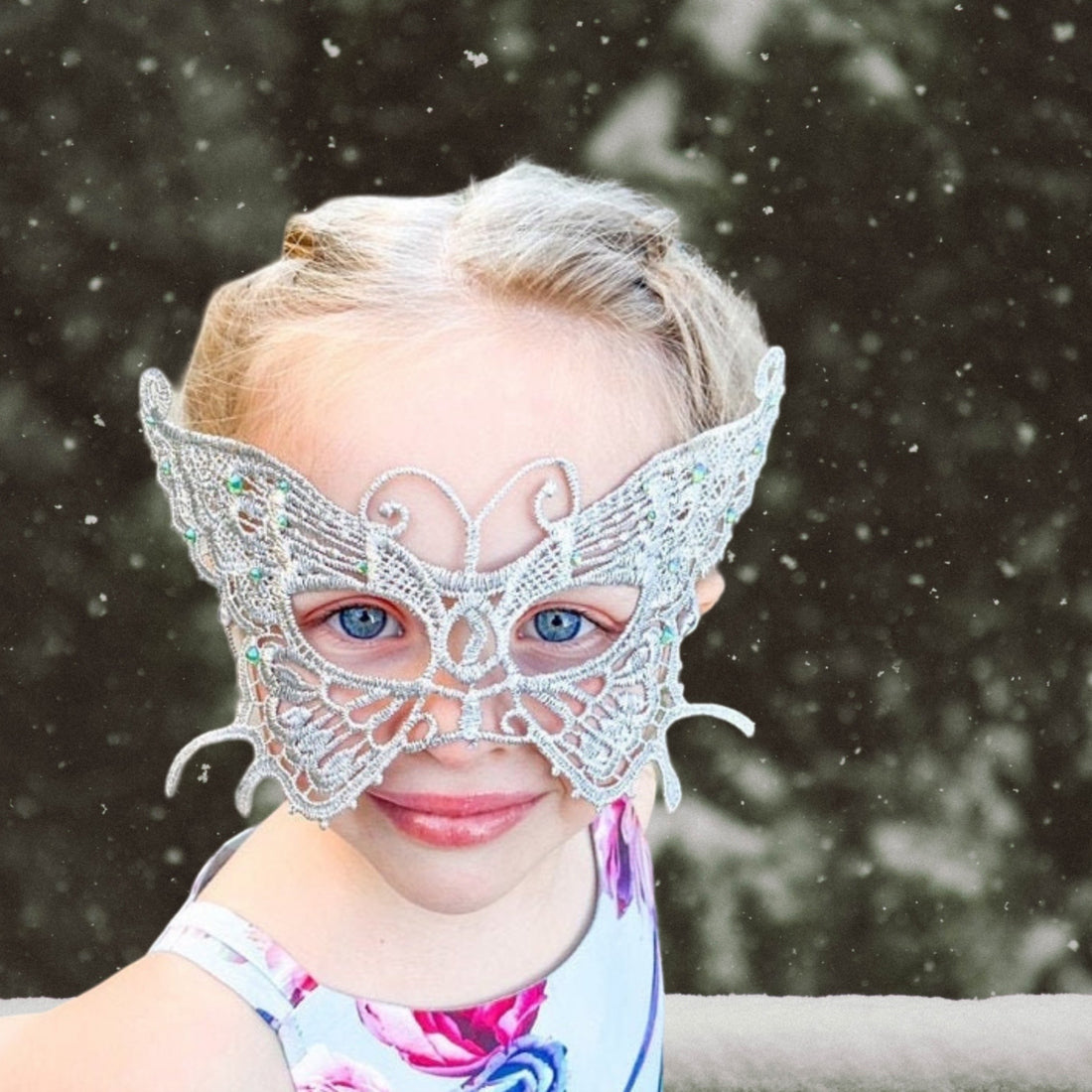 Butterfly halloween mask for kids