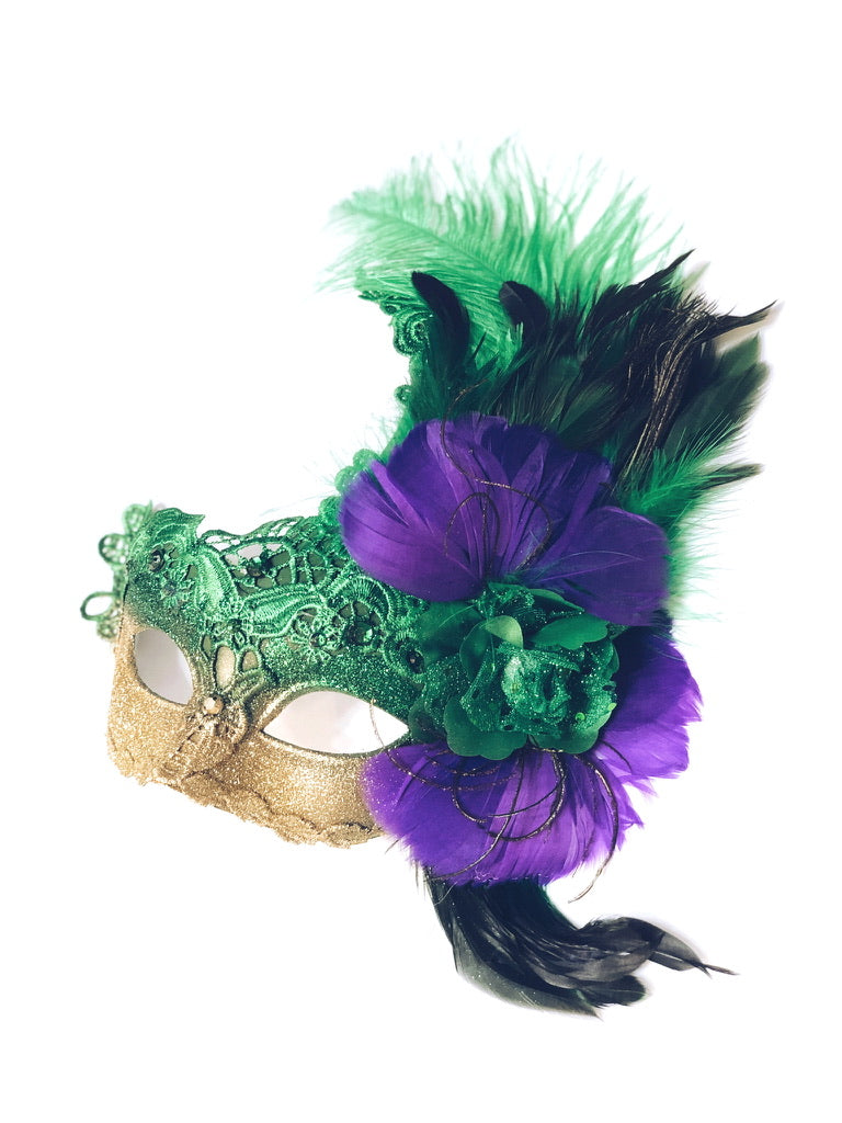 Festive Mardi Gras Mask